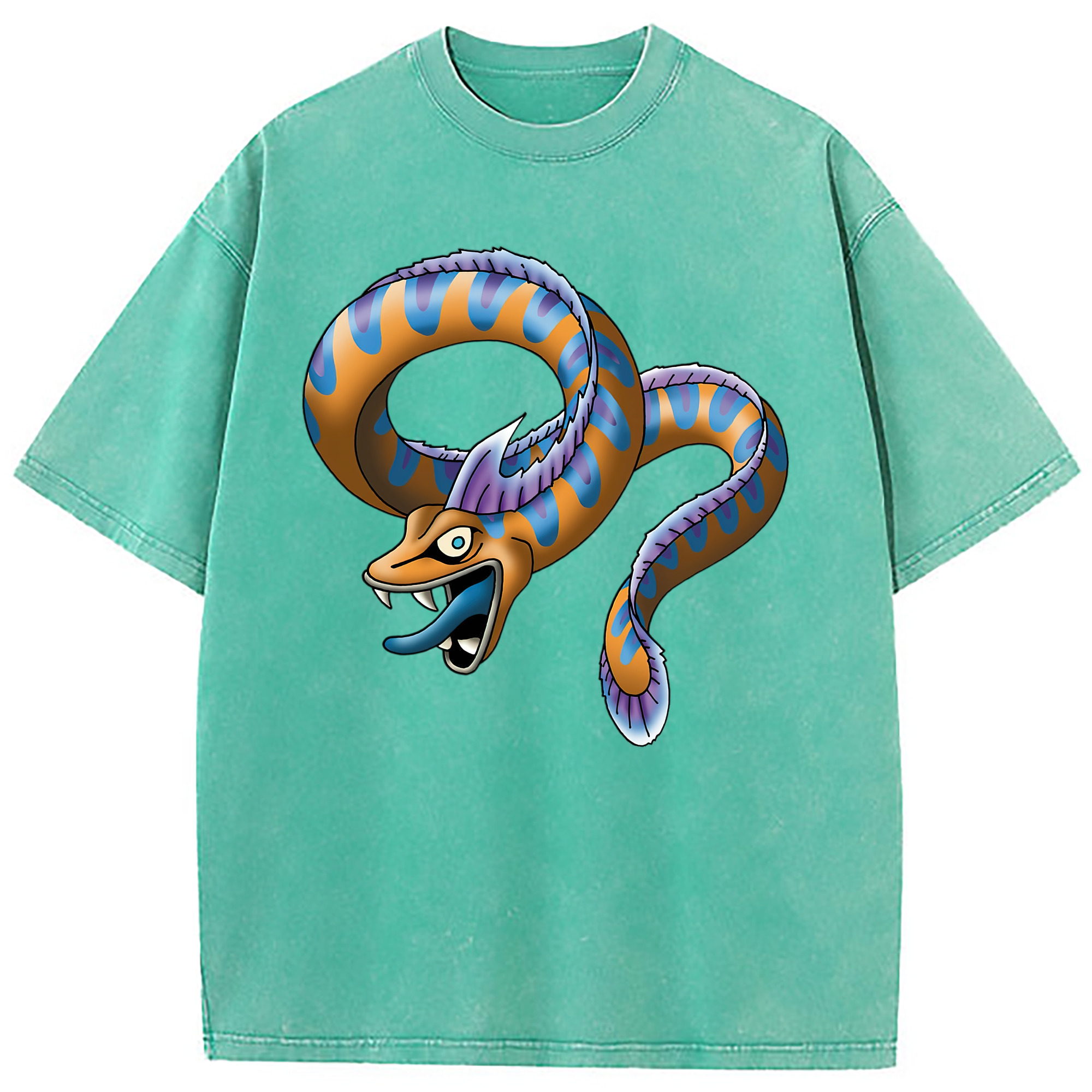 （画像用） ドラゴンクエスト Doragon Kuesuto Dragon Quest 綿100% ヴィンテージ風 半袖Tシャツ（フロントプリント）